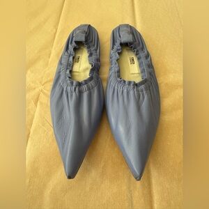 Miista Blue Ballet Flats